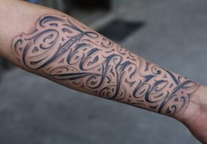 Letras lettering tattoo
